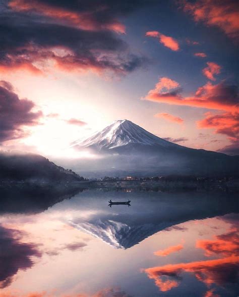 🔥 Mount Fuji Sunset : r/NatureIsFuckingLit