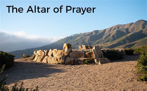 The Altar of Prayer - The Official Scott Roberts Website