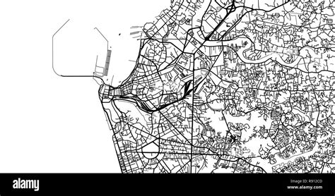 Urban vector city map of Colombo, Sri Lanka Stock Vector Image & Art ...