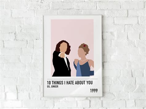 10 Things I Hate About You Movie Poster Art Print Film Print | Etsy