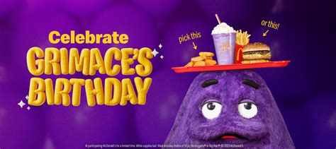 Grimace Birthday Shake 2024 - Kris Shalne