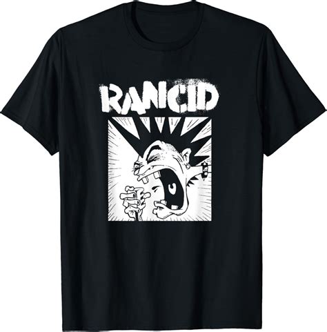 Amazon.com: Rancid - Official Merchandise - Microphone T-Shirt: Clothing