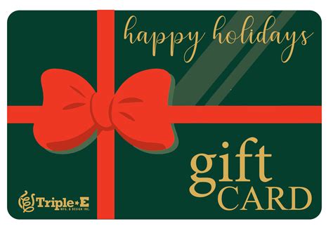 Triple E Mfg. & Design Gift Card - Happy Holidays - Horse Tack & Supplies