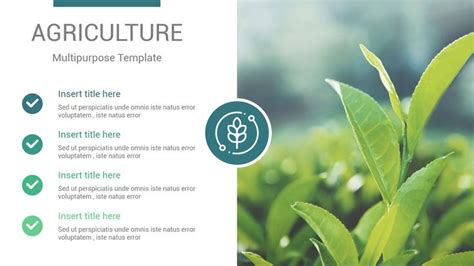 Free Agriculture PowerPoint Template