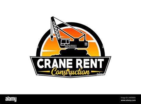 Crane logo template vector. Heavy equipment logo vector for ...