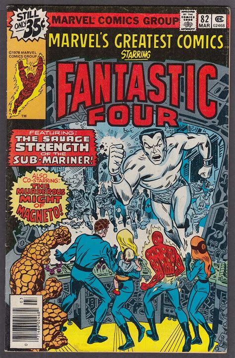 MARVEL'S GREATEST COMICS #82 Fantastic Four comic book 3 1979