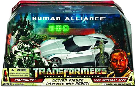 Transformers Human Alliance Sideswipe with Tech Sergeant Epps Action Figure Set - Walmart.com