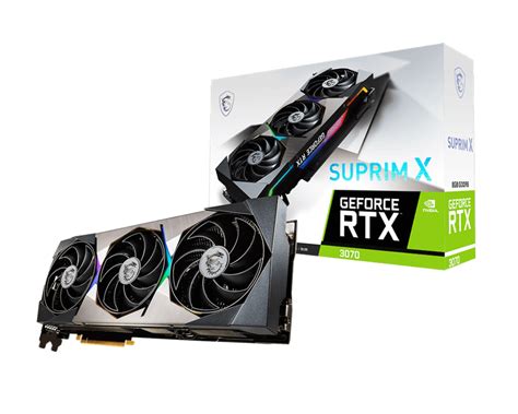 MSI GeForce RTX 3070 SUPRIM X 8G