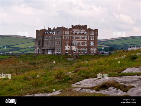 Camelot Castle Hotel Tintagel Cornwall England UK Stock Photo - Alamy