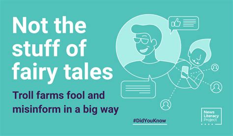 Troll farms: Not the stuff of fairy tales — News Literacy Project