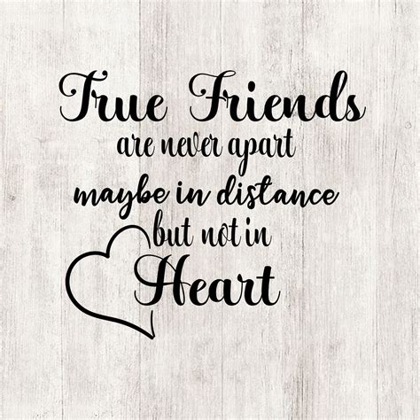 True friends svg friendship distance quotes friends quotes | Etsy