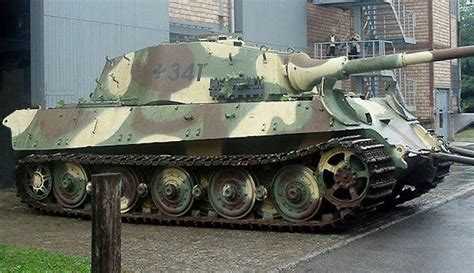 Surviving German King Tiger II Ausf. B Heavy Tank being restored at the ...