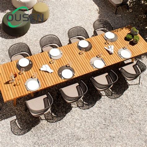 Factory Outlet Luxury Patio Furniture Sets for Outdoor Dining