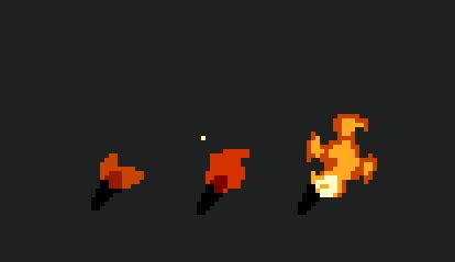 fire pixel art – Pixel art animation tutorial. Fire: Shading and Basic ...