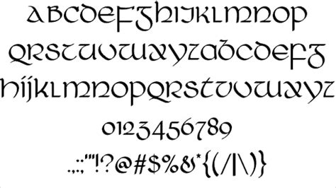 Gaelic Font Download