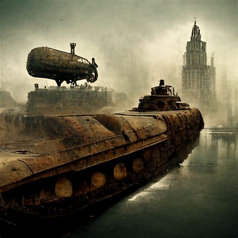 Dieselpunk Airship concept art by TapeDamage on DeviantArt