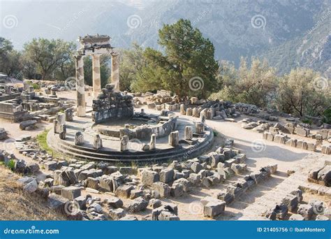 Delphi oracle Greece stock photo. Image of history, ancient - 21405756