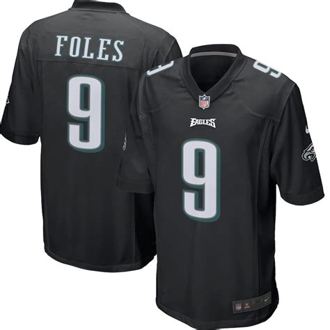 Nike Nick Foles Philadelphia Eagles Youth Black Game Event Jersey