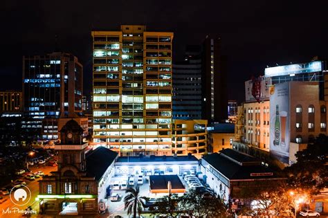 Mwaniki Daudi: Cityscapes - Nairobi by Night