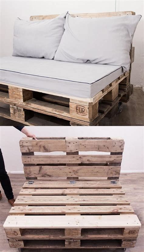 12 Easy Pallet Sofas and Coffee Tables to DIY in One Afternoon - A ...