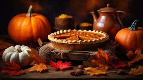 Autumn background with pumpkin pie 28283436 Stock Photo at Vecteezy