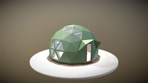 Dome sketch - 3D model by Geoship - Bioceramic Domes (@Geoship ...