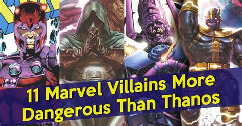 11 Marvel Villains More Dangerous Than Thanos