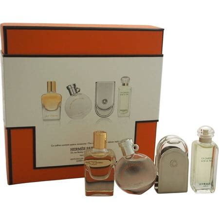 Hermes Miniature Fragrance Coffret by Hermes for Women - 4 Pc Mini Gift ...