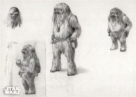 Early STAR WARS Ewok Concept Art is Very Different and Warwick Davis Discusses The Early "More ...