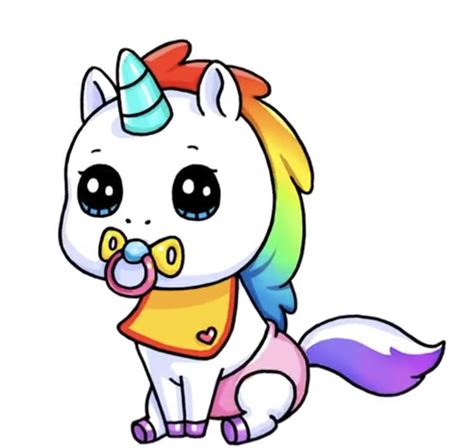 Pin by San Dra on kawaii | Cute animal drawings kawaii, Unicorn drawing, Cute kawaii drawings