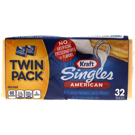 Kraft Singles American Cheese Slices 32 ct Box | Packaged | Yoder's Country Market