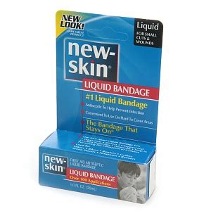 new-skin LIQUID BANDAGE for small cuts and wounds. Contains antiseptic ...