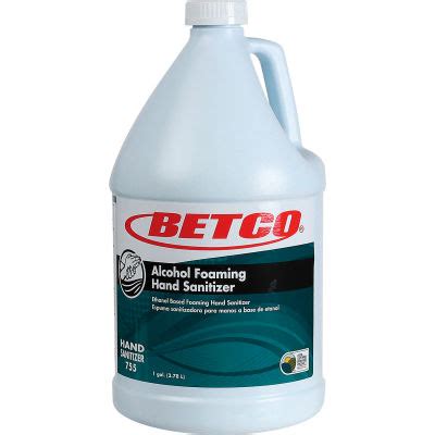 Betco Alcohol Foaming Hand Sanitizer - Gallon Bottle - 4 Bottles/Case - 7550400 | 641473 ...