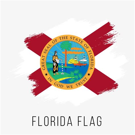 USA State Florida Grunge Vector Flag Design Template 18811301 Vector ...