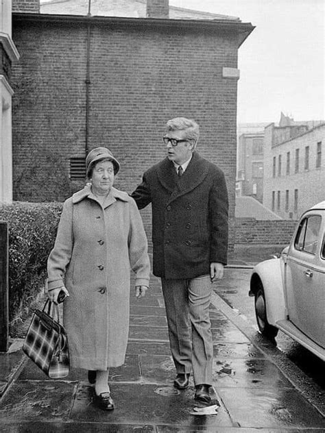 Michael Caine British actor Michael Caine, with his mother, Ellen Frances Marie Micklewhite ...