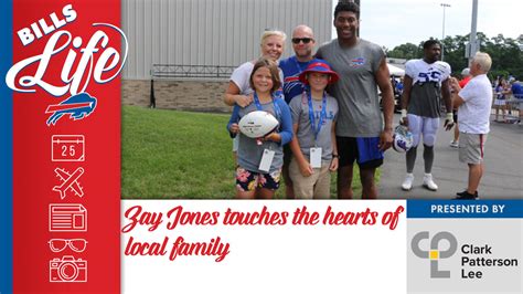 Bills Life: Zay Jones touches the hearts of local family