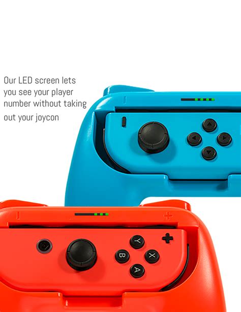 JoyCon Grips for Nintendo Switch & OLED | Orzly