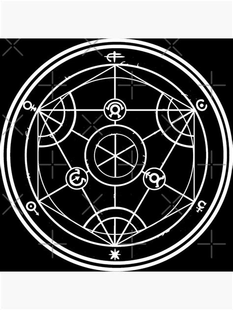 Fullmetal Alchemist : transmutation circle Poster by adarshajith in 2022 | Summoning circle ...