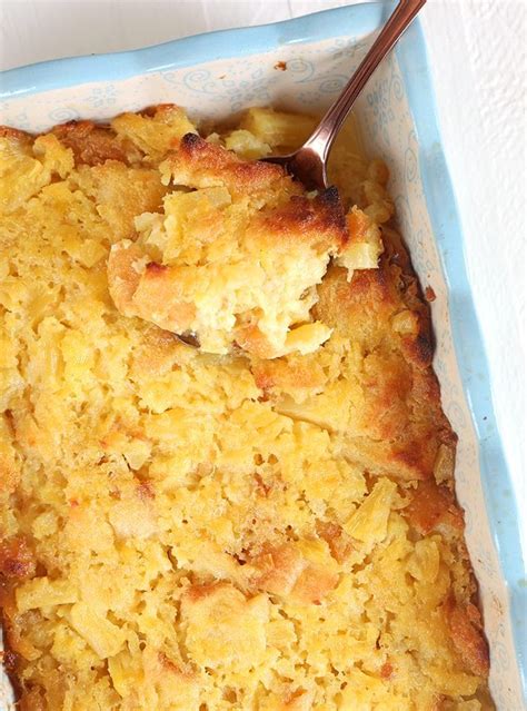 Baked Pineapple Casserole - The Suburban Soapbox