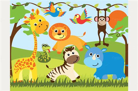 free baby safari animals clipart 20 free Cliparts | Download images on ...