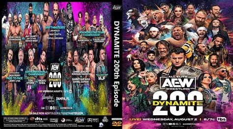 AEW Dynamite 08-02-23 200th DVD cover by carrascoed1616 on DeviantArt