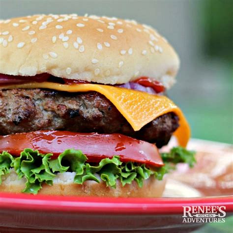 Juicy Smokehouse Burger Recipe | Renee's Kitchen Adventures