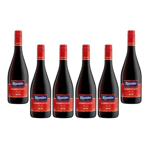 Vino Tinto Espumoso Lambrusco Riunite 6/750ml | Costco Mé...