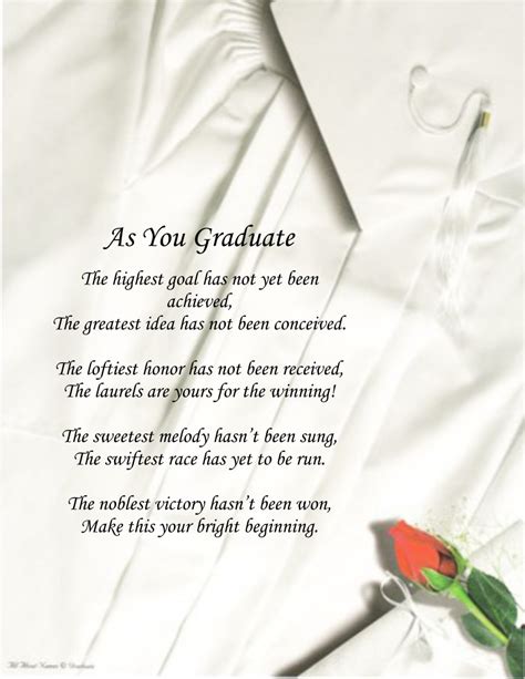 Graduation Poem As You Graduate | Etsy