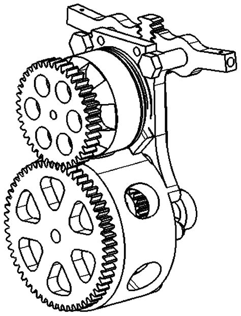 Gear rack pair flapping wing driving mechanism based on externally-meshed planetary gear reducer ...