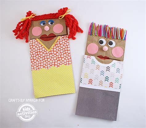 Classic Craft: Making Paper Bag Puppets