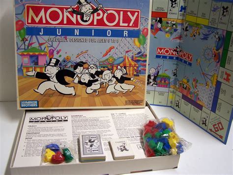 MONOPOLY JUNIOR Board GAME by PARKER BROTHERS