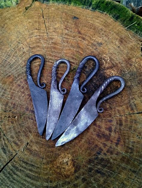 Viking Knife Pendant Blacksmith Knife Viking Knife With | Etsy