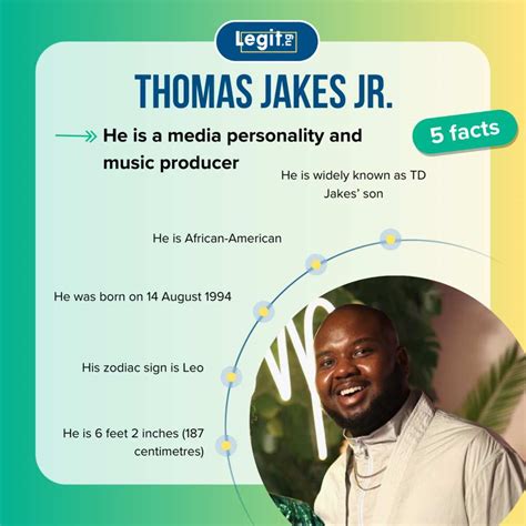 What is Thomas Jakes Jr.'s age? All you need to know about TD Jakes' son - Legit.ng