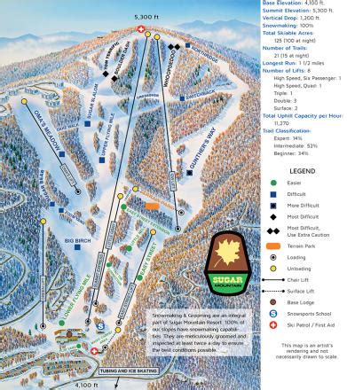 Sugar Mountain Resort Trail Map | OnTheSnow